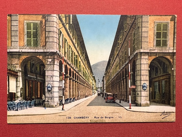 Cartolina - Francia - Chambéry - Rue de Boigne - …