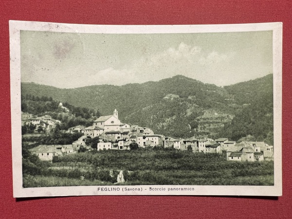 Cartolina - Feglino ( Savona ) - Scorcio Panoramico - …