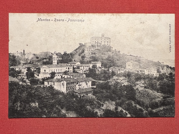 Cartolina - Monteu Roero ( Cuneo ) - Panorama - …