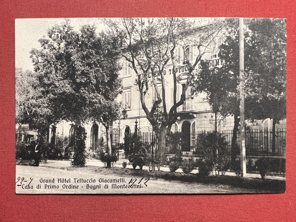 Cartolina - Grand Hotel Tettuccio Giacomelli - Bagni di Montecatini …