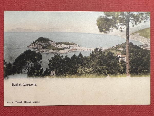 Cartolina - Sestri Levante ( Genova ) - Panorama - …