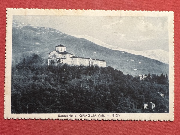 Cartolina - Santuario di Graglia ( Biella ) - 1920 …