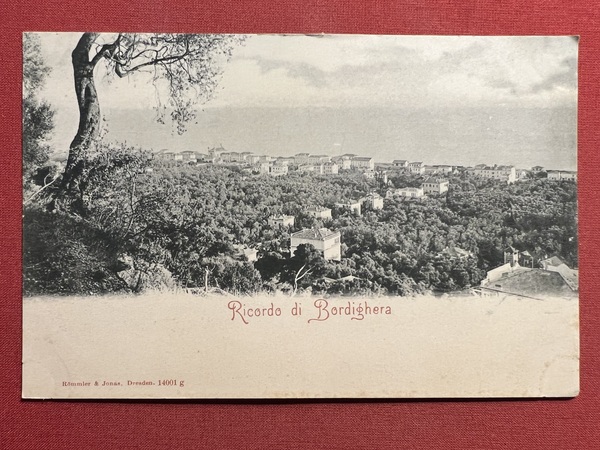 Cartolina - Ricordo di Bordighera ( Imperia ) - 1900 …