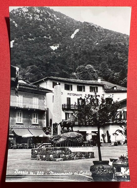 Cartolina - Barzio ( Lecco ) - Monumento ai Caduti …