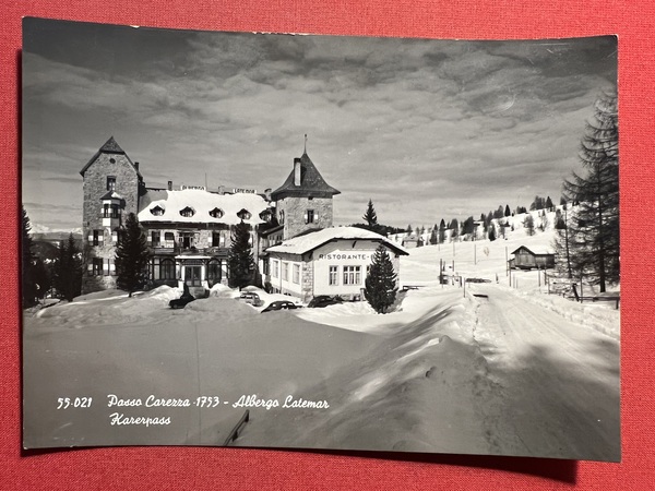 Cartolina - Passo Carezza ( Bolzano ) - Albergo Latemar …
