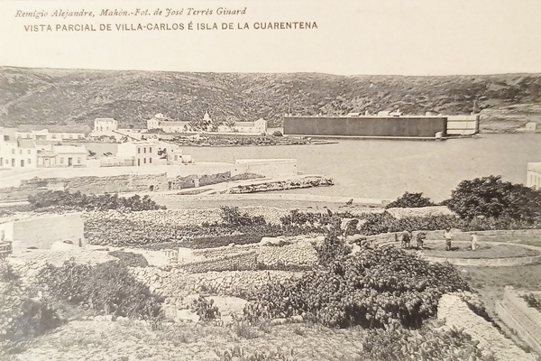 Cartolina - Vista Parcial de Villa-Carlos è Isla de la …