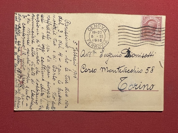 Cartolina - Genova - Truogoli di S. Brigida - 1916