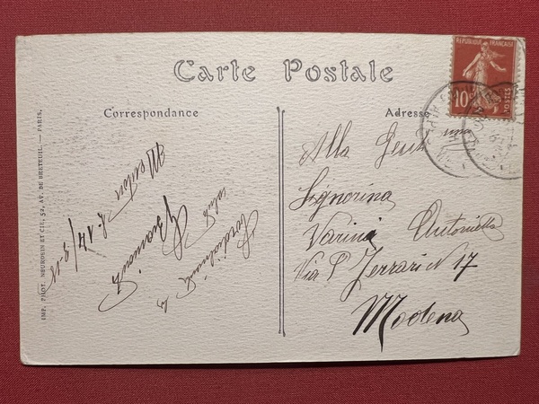 Cartolina - Francia - Menton ( Alpes-Maritimes ) - La …