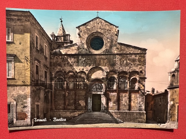 Cartolina - Termoli ( Campobasso ) - Basilica - 1955 …