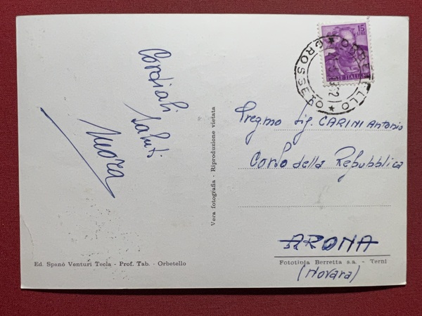 Cartolina - Isola del Giglio ( Grosseto ) - Panorama …