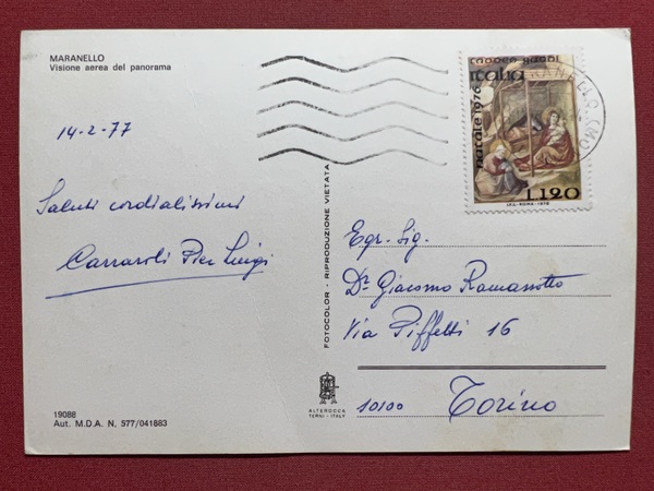 Cartolina - Maranello ( Modena ) - Visione Aerea del …