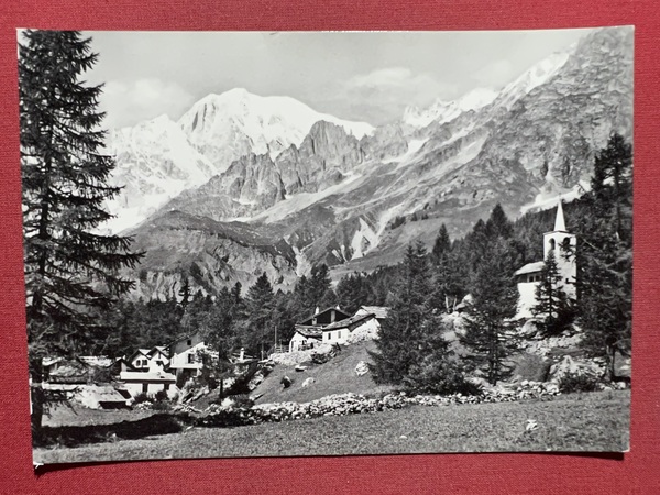 Cartolina - Planpincieux ( Courmayeur ) - 1955 ca.