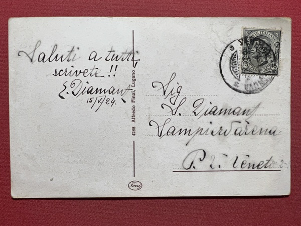 Cartolina - Bordighera ( Imperia ) - Villa Garnier - …