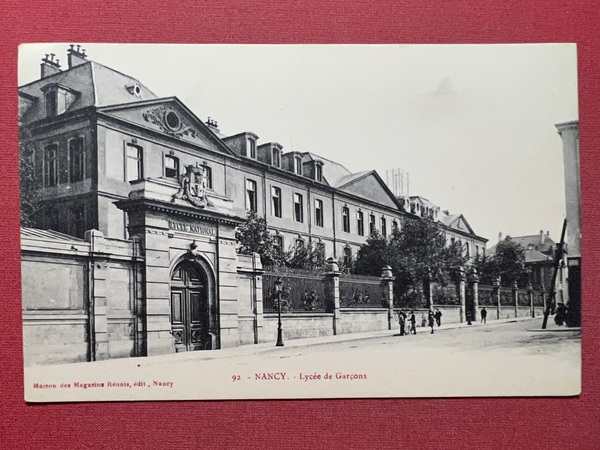 Cartolina - Francia - Nancy - Lycee de Garcons - …
