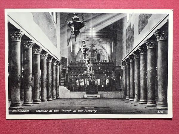 Cartolina - Bethlehem - Interior of the Church of the …