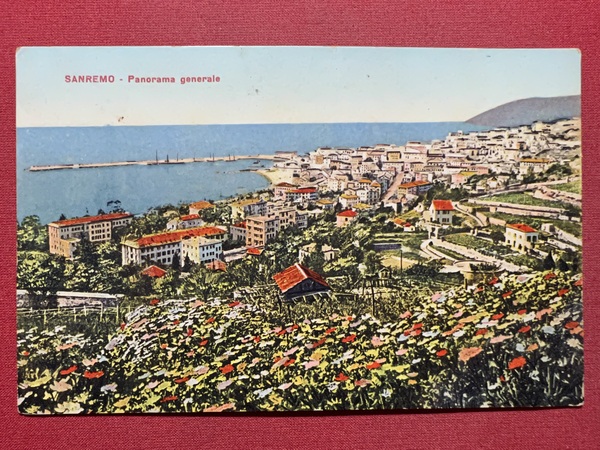 Cartolina - Sanremo - Panorama Generale - 1910 ca.