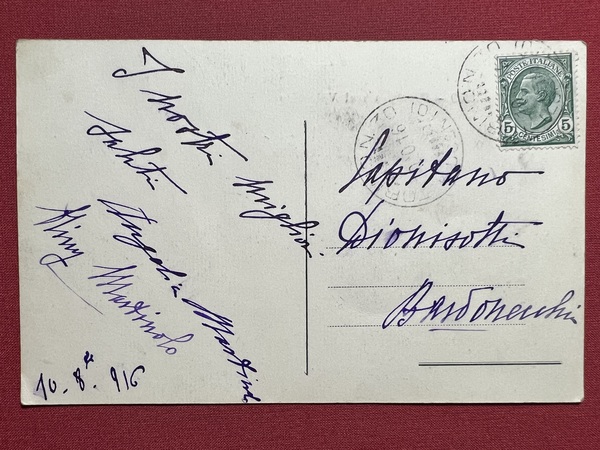 Cartolina - Torino - Passeggiata al Valentino - 1916