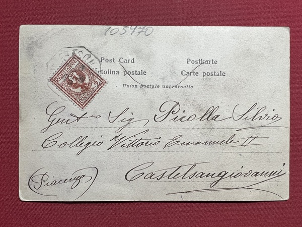 Cartolina - Fanteria - Alta Baionetta - 1905