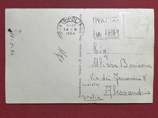 Cartolina Coloniale - Tripolitania - Gadames - 1934