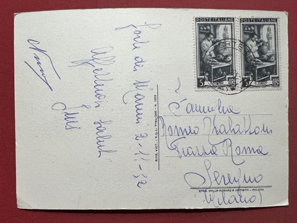 Cartolina - Forte dei Marmi ( Lucca ) - Terrazza …