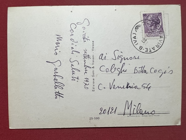 Cartolina - Souvenir di Gavirate ( Varese ) - Vedute …