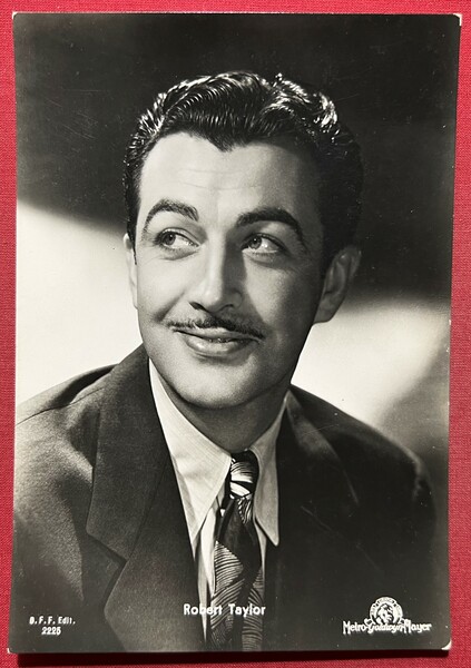 Cartolina Cinema Teatro - Attore Robert Taylor - 1950 ca.