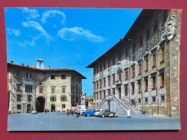 Cartolina - Pisa - Piazza dei Cavalieri - 1960 ca.