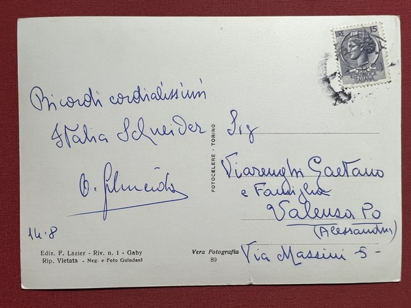 Cartolina - Veduta Generale di Gaby - 1960