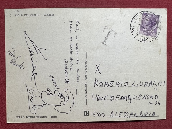 Cartolina - Isola del Giglio ( Grosseto ) - Campese …