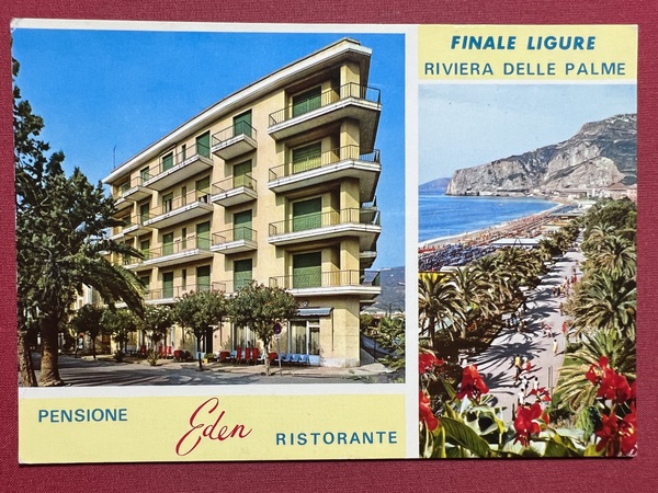 Cartolina - Pensione Ristorante Eden - Finale Ligure - Riviera …