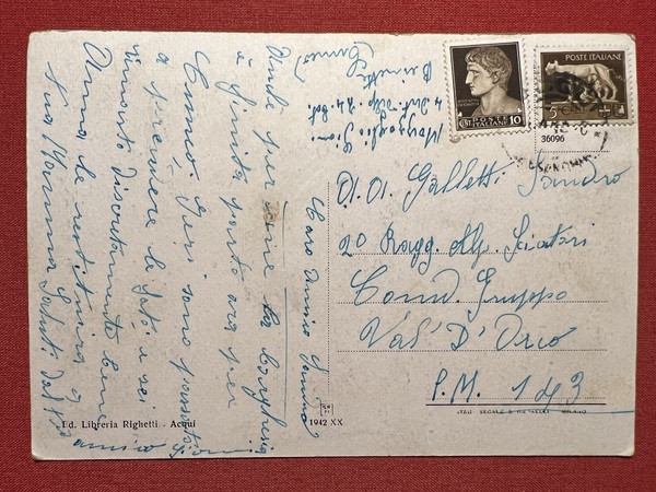 Cartolina - Acqui ( Alessandria ) - Piazza Vittorio Emanuele …