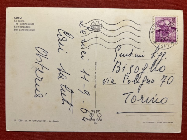 Cartolina - Lerici ( La Spezia ) - La Calata …