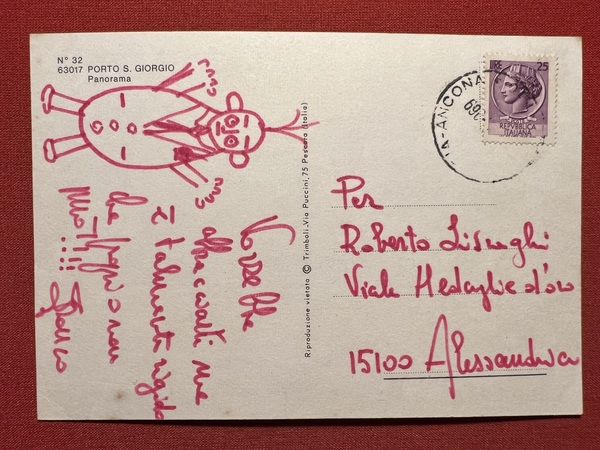 Cartolina - Porto S. Giorgio ( Fermo ) - Panorama …