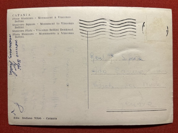 Cartolina - Catania - Piazza Stesicoro - Monumento e V. …