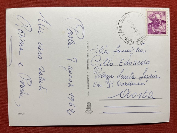 Cartolina - Paola ( Cosenza ) - Santuario con Obelisco …