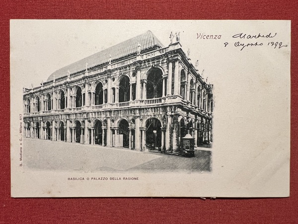 Cartolina - Vicenza - Basilica o Palazzo della Ragione - …