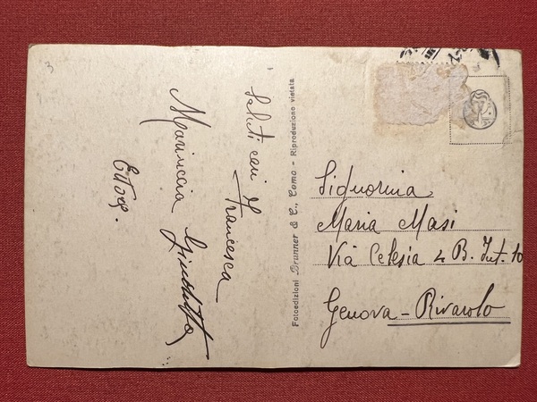 Cartolina - Santa Margherita Ligure ( Genova ) - 1940 …