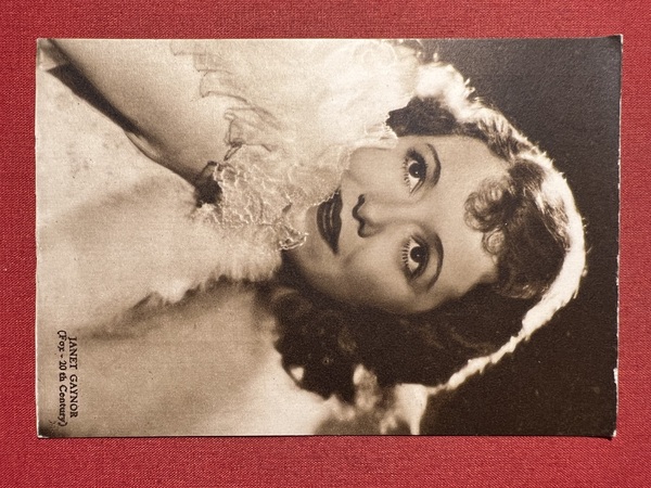 Cartolina Cinema - Attrice Janet Gaynor - 1940 ca.