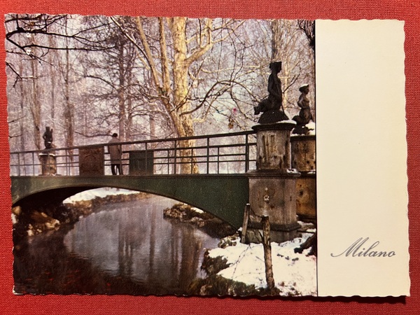 Cartolina - Milano - Ponte delle Sirenette ( Parco ) …