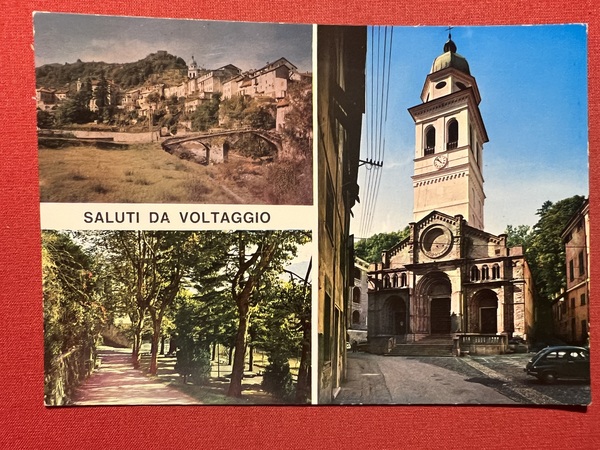 Cartolina - Saluti da Voltaggio ( Alessandria ) - Vedute …