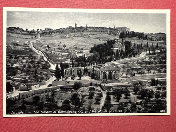 Cartolina - Jerusalem - The Garden of Gethsemane and the …