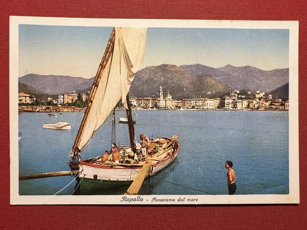 Cartolina - Rapallo - Panorama dal Mare - 1950 ca.