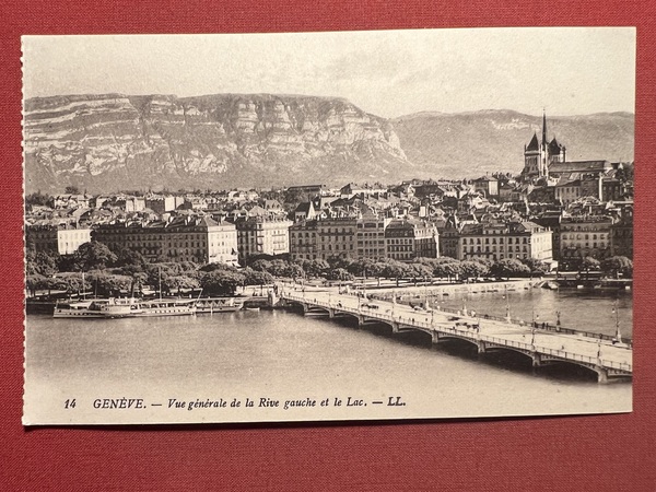 Cartolina - Genève - Vue generale de la Rive gauche …