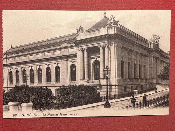 Cartolina - Genève - Le Nouveau Musee - 1910 ca.