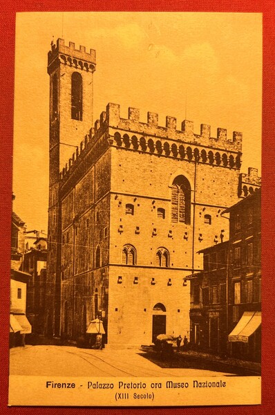 Cartolina - Firenze - Palazzo ora Museo Nazionale - 1920 …