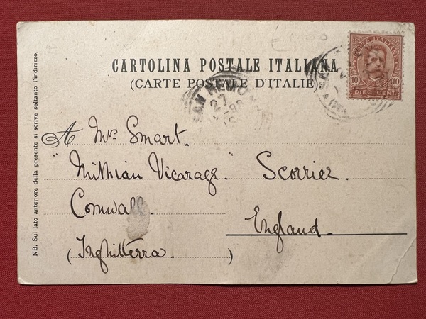 Cartolina - Sanremo ( Imperia ) - 1898