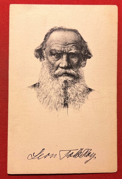 Cartolina Commemorativa - Graf Leo Tolstoy - Scrittore russo - …