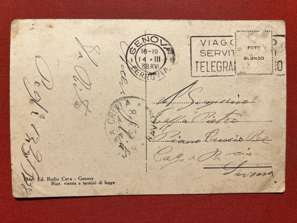 Cartolina - Pegli ( Genova ) - Villa Pallavicini - …