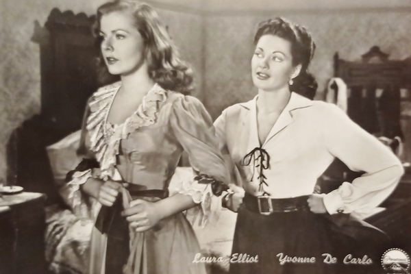 Cartolina Cinema Teatro - Laura Elliot e Yvonne De Carlo …