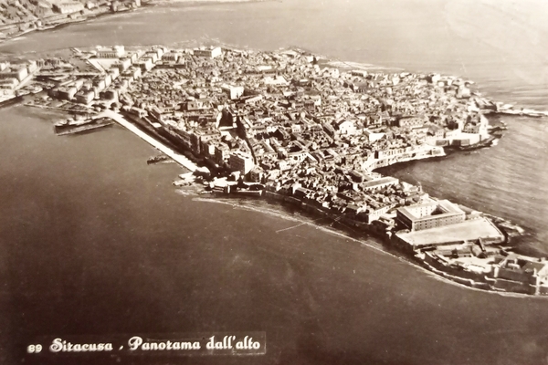 Cartolina - Siracusa - Panorama dall'Alto - 1955 ca.